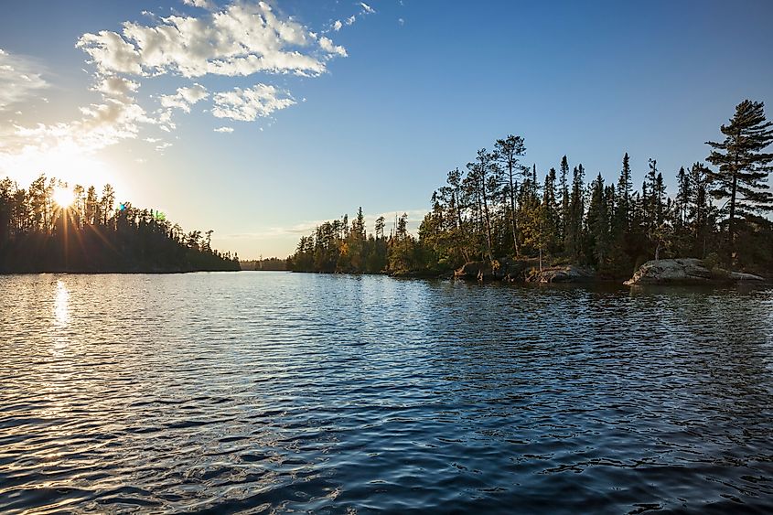 Northern Minnesota lake near the Boundary Waters.