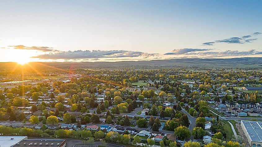 Overlooking Ammon, Idaho. Image credit Scoletti1, CC BY-SA 4.0, via Wikimedia Commons