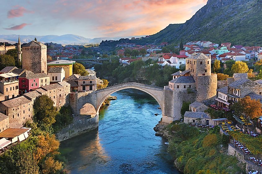Old Bridge in Mostar, Bosnia and Herzegovina. Image used under license from Shutterstock.com.