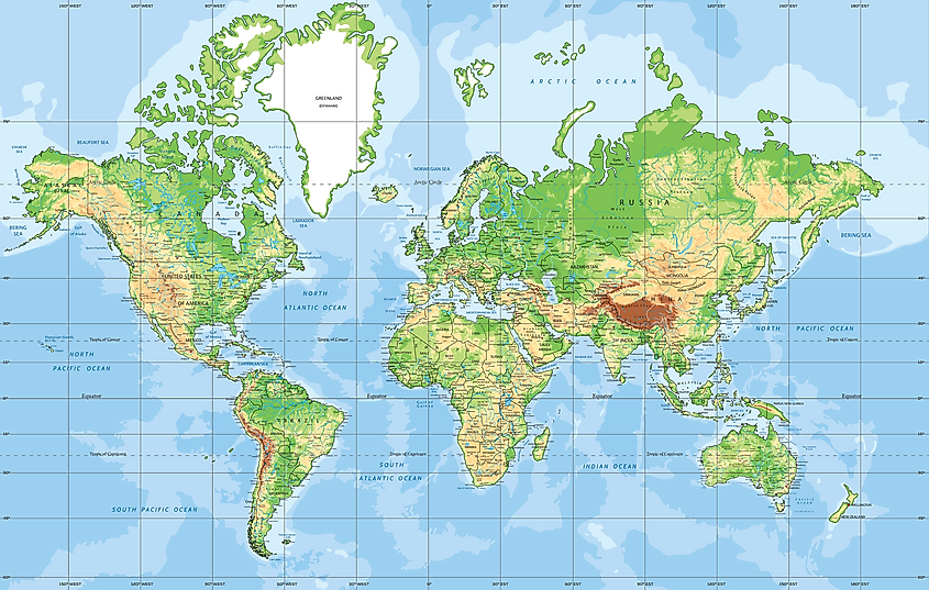 Mapa Mundi Mercator Pictures Nueva Images