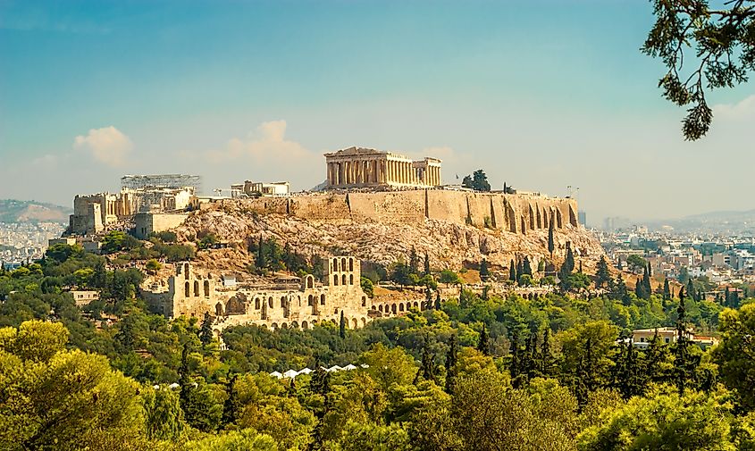 Acropolis of Athens.