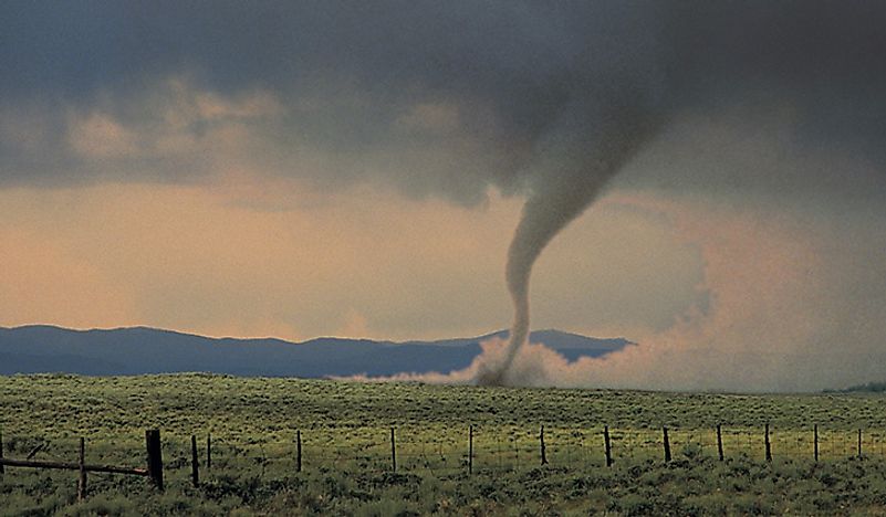 Tornado Alley: The Most Tornado Prone Region In The World. - WorldAtlas.com