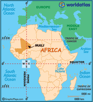  Africa Countries on Map Of Mali   African Maps  Africa Maps Mali Map Information   World