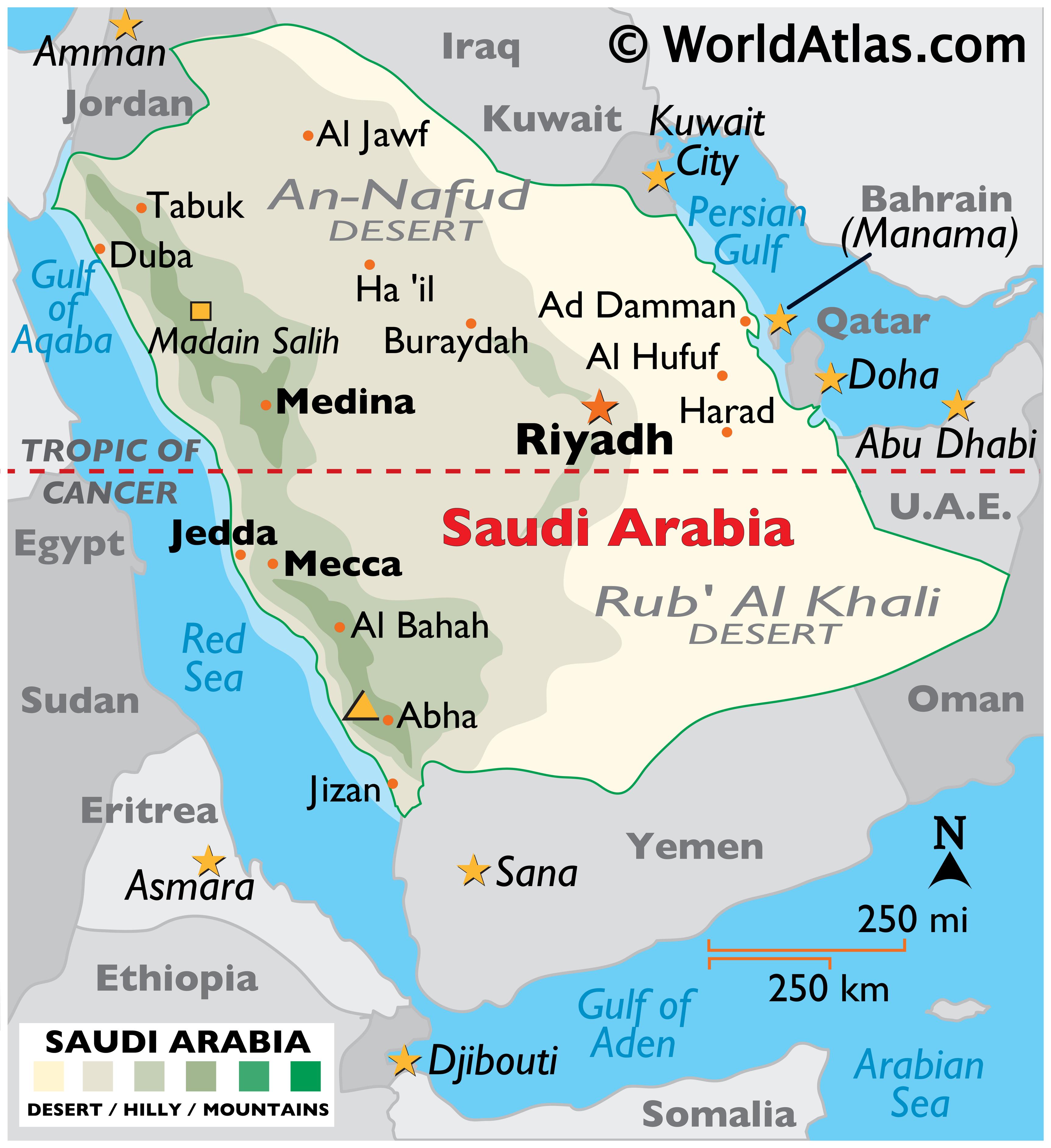 Saudi Arabian Maps Maps Of Saudi Arabian Within Print