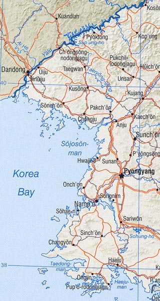 North Korea Maps Including Outline and Topographical Maps - Worldatlas.com