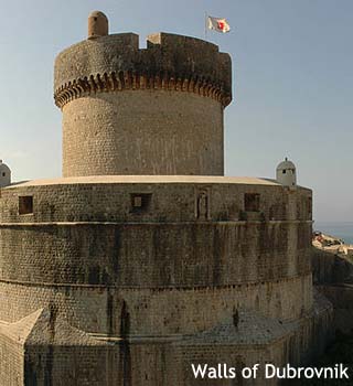 walls of dubrovnik