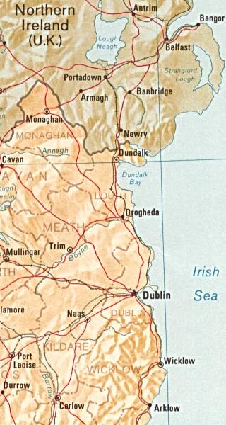 Ireland map