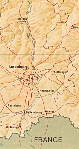 Luxembourg Maps Including Outline And Topographical Maps - Worldatlas.com