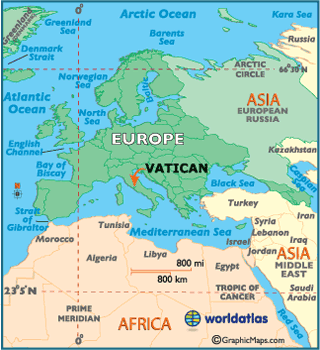 Vatican Citycountry on Map Of Vatican   European Maps  Europe Maps Vatican Map Information