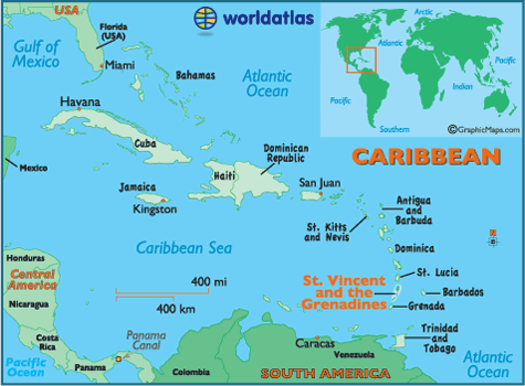 map of mustique