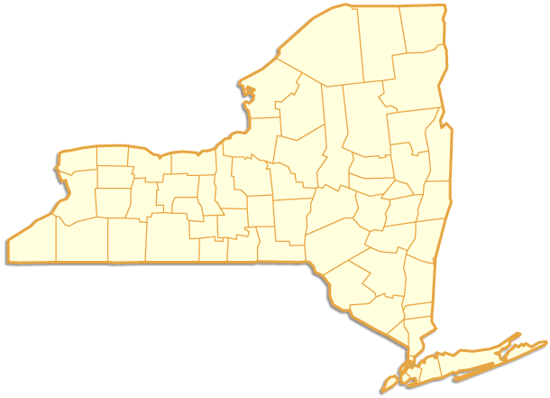 new york city map of boroughs. New York map with county names