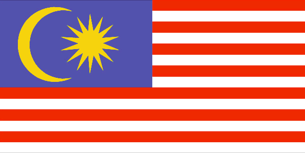 The Malaysian flag