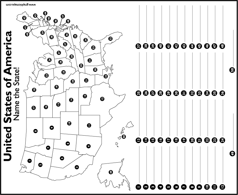 50 States Map Quiz