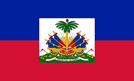 Flag used by the Republic of Haiti from 1859–1964