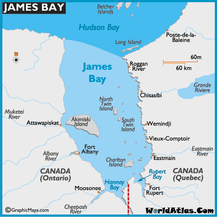 Hudson Bay Fort James Frontier Map