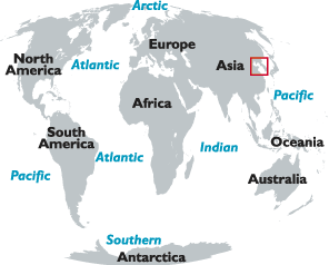 Yellow Sea On World Map Yellow Sea Map and Map of the Yellow Sea Size Depth History 