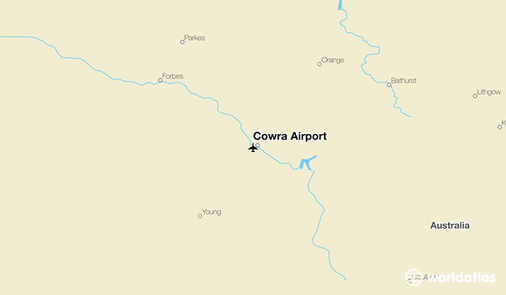 Cowra NSW Map