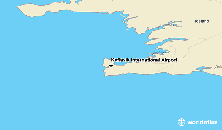 Keflavik International Airport Map