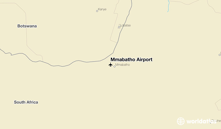 Mmabatho Airport (MBD) - WorldAtlas