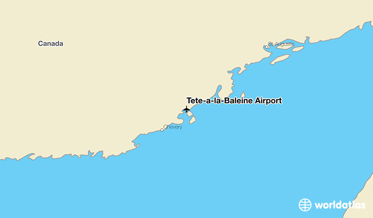 Tête-à-la-Baleine Airport (ZTB) - WorldAtlas