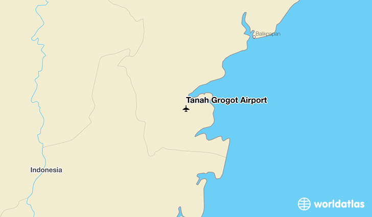 Tanah Grogot Airport (TNB) - WorldAtlas