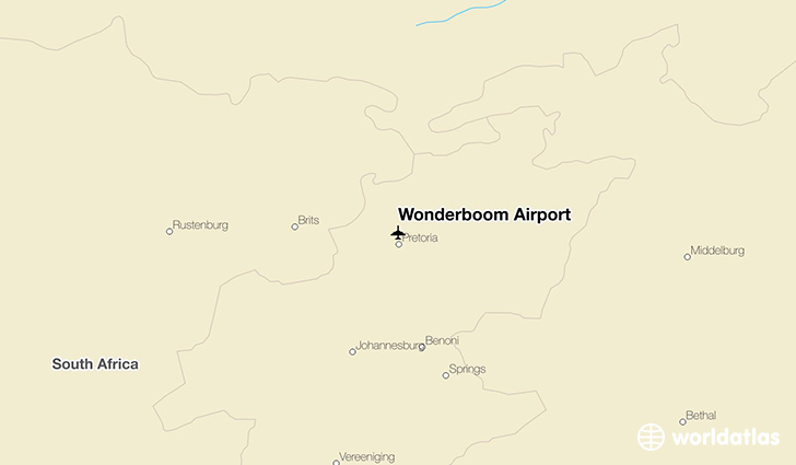 Wonderboom Airport (PRY) - WorldAtlas