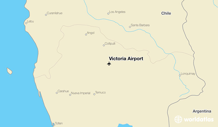 Victoria Airport Map