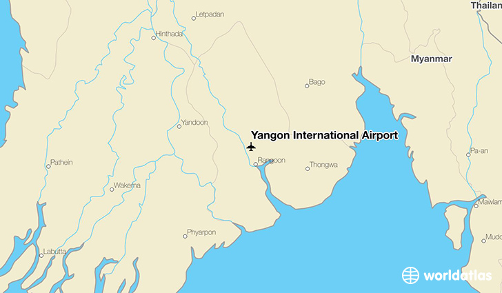 Yangon International Airport (RGN) - WorldAtlas