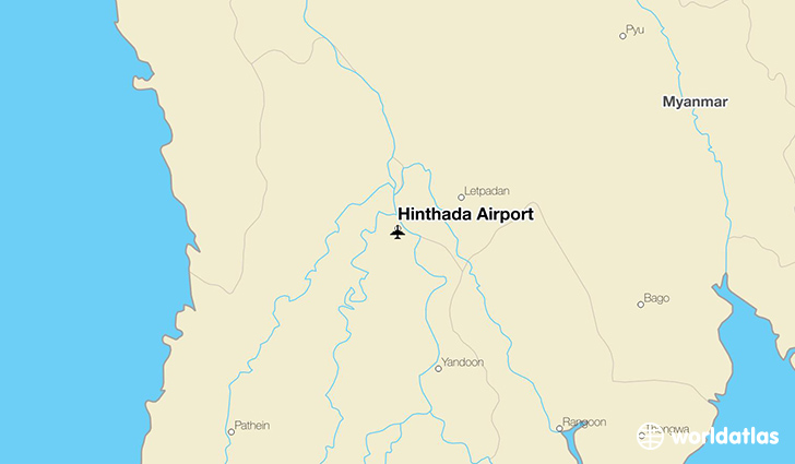 Hinthada Airport (HEB) - WorldAtlas