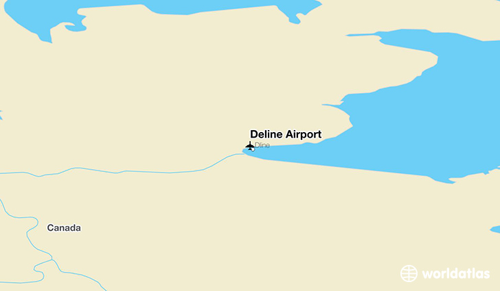 Déline Airport (YWJ) - WorldAtlas