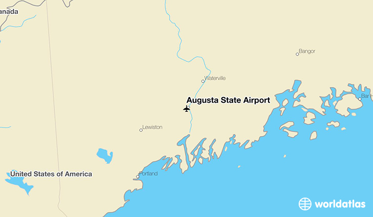 Augusta State Airport (AUG) - WorldAtlas