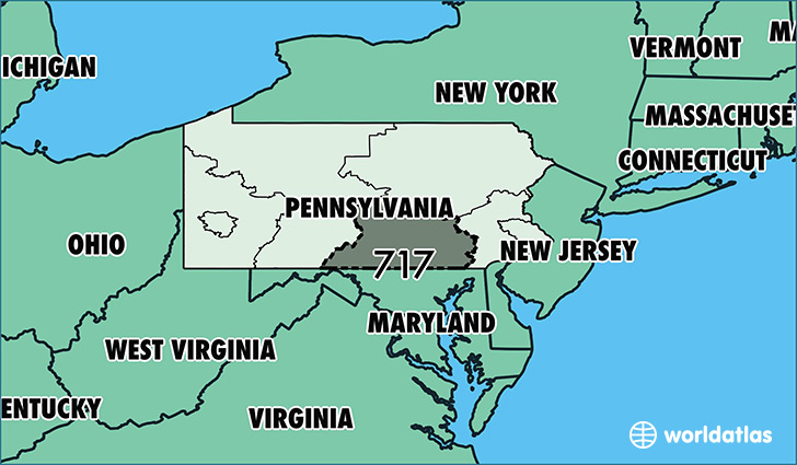 Map New York Pennsylvania Tourist Map Of English