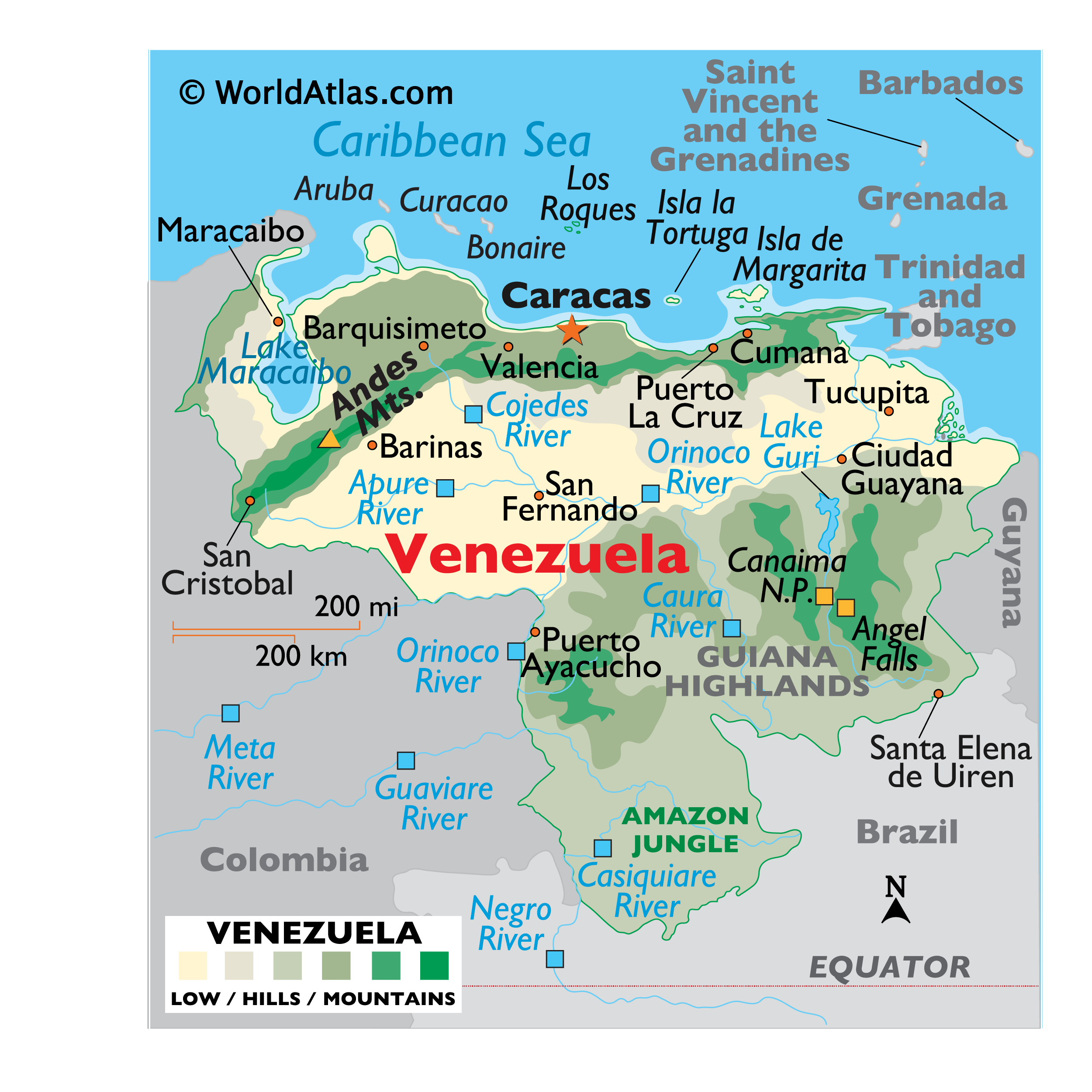 Álbumes 101+ Foto Donde Esta Venezuela En El Mapa Lleno