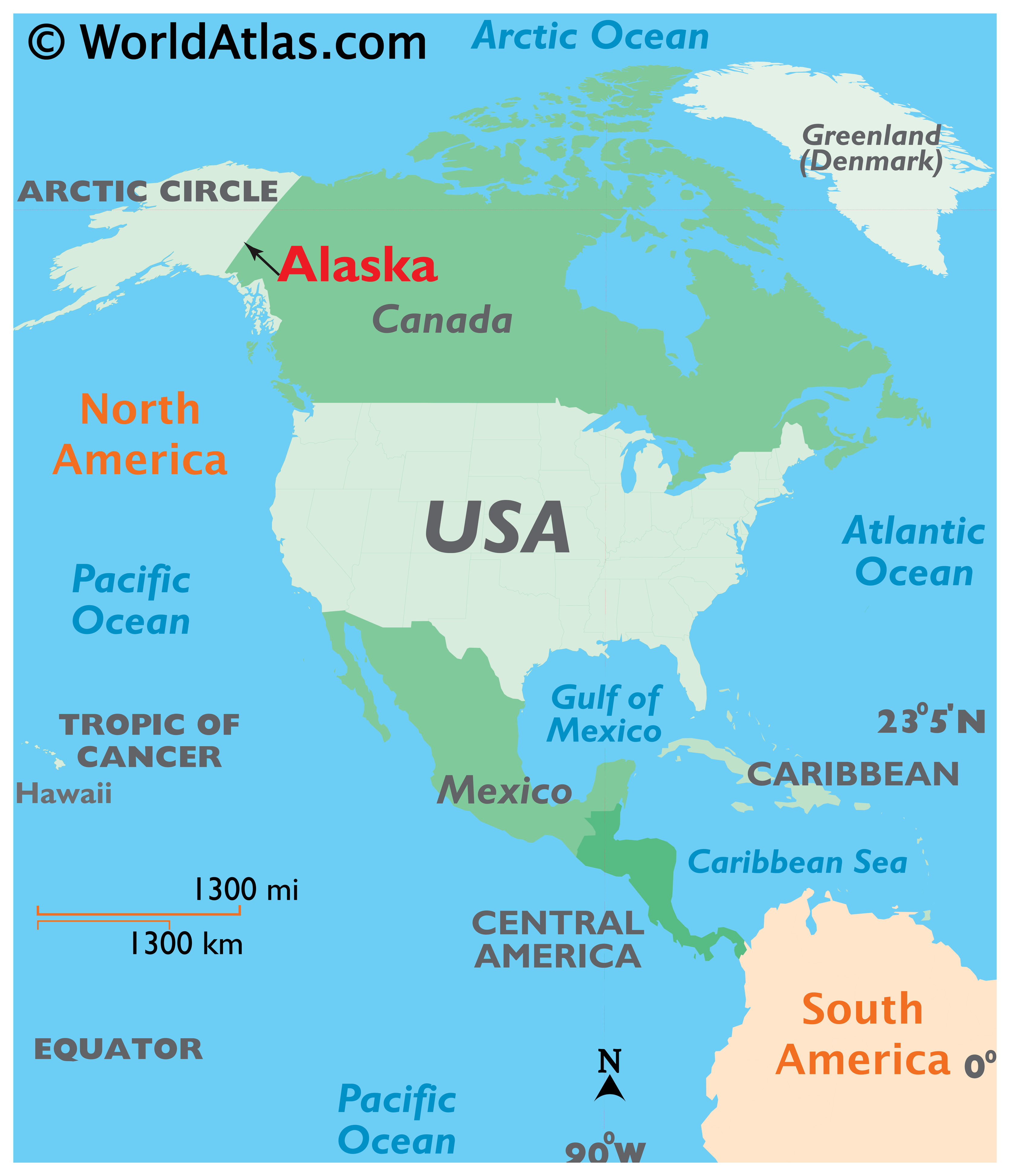Alaska On The World Map Alaska Map / Map of Alaska / Geography of Alaska   Worldatlas.com