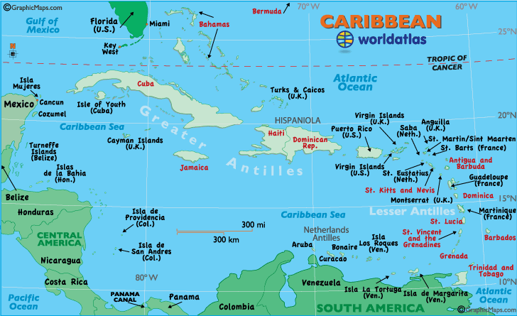 where is the caribbean sea located on a world map Caribbean Map Map Of The Caribbean Maps And Information About where is the caribbean sea located on a world map