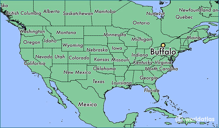 Casa Pittura: Map Of Buffalo York