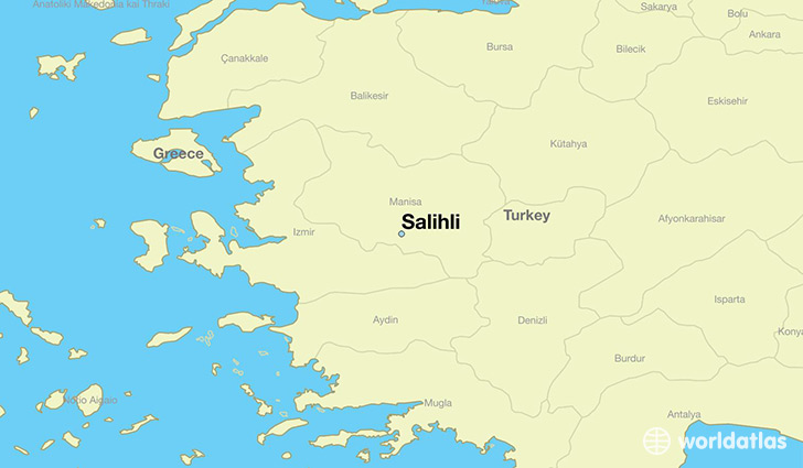 Where is Salihli, Turkey? / Salihli, Manisa Map - WorldAtlas.com