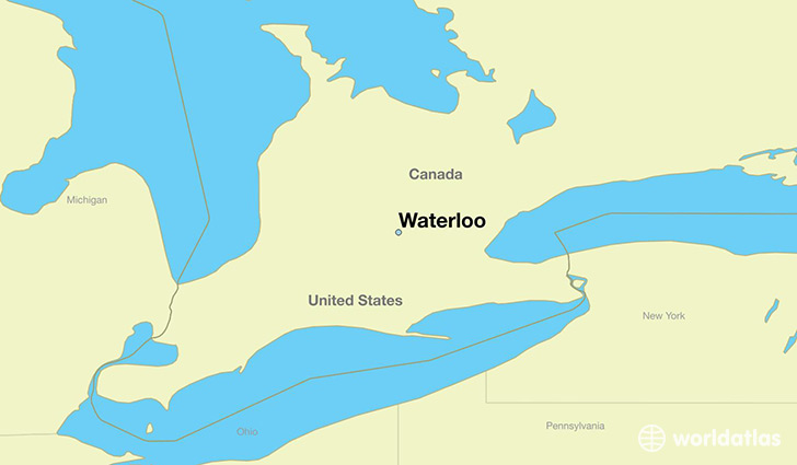 Waterloo Canada 1891 Vintage City Maps Restored City - vrogue.co