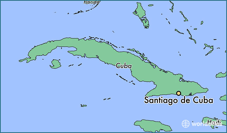 Mapa De Santiago De Cuba