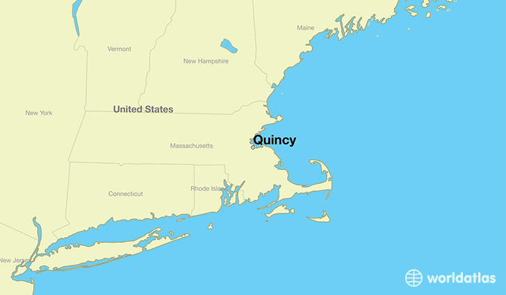 Map Of Quincy Ma – Map Of The World