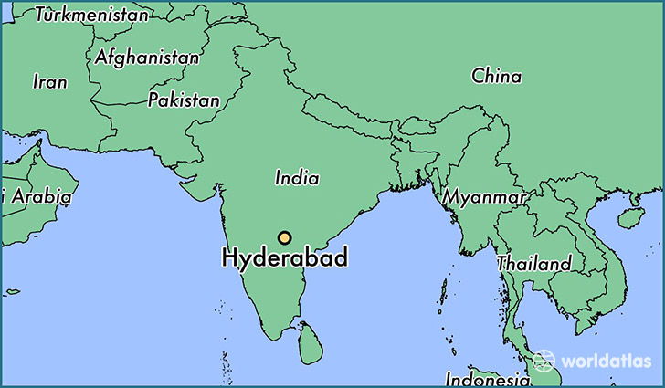 Where is Hyderabad, India? / Hyderabad, Telangana Map - WorldAtlas.com