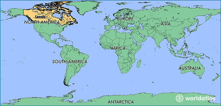 canada on a world map Where Is Canada Where Is Canada Located In The World Canada canada on a world map