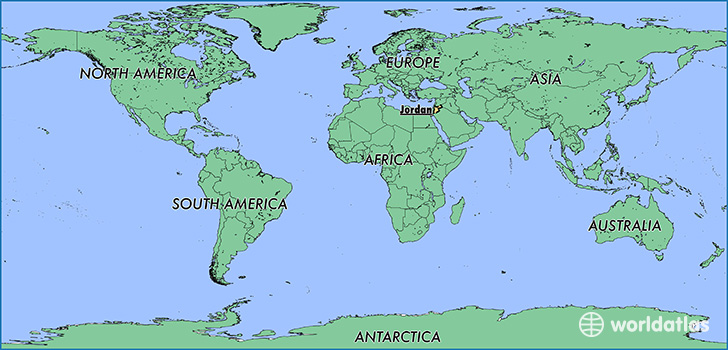what continent is jordan located in