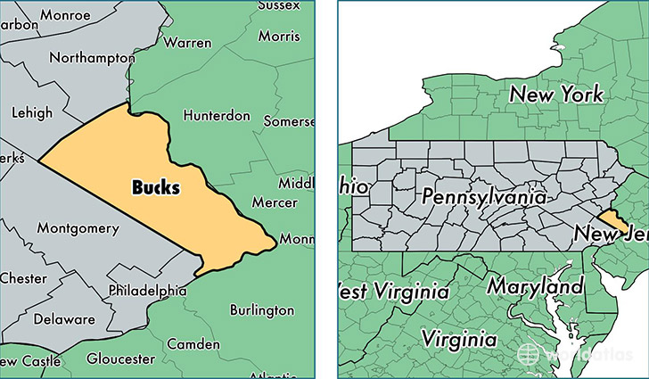 Bucks County Map Of Townships
