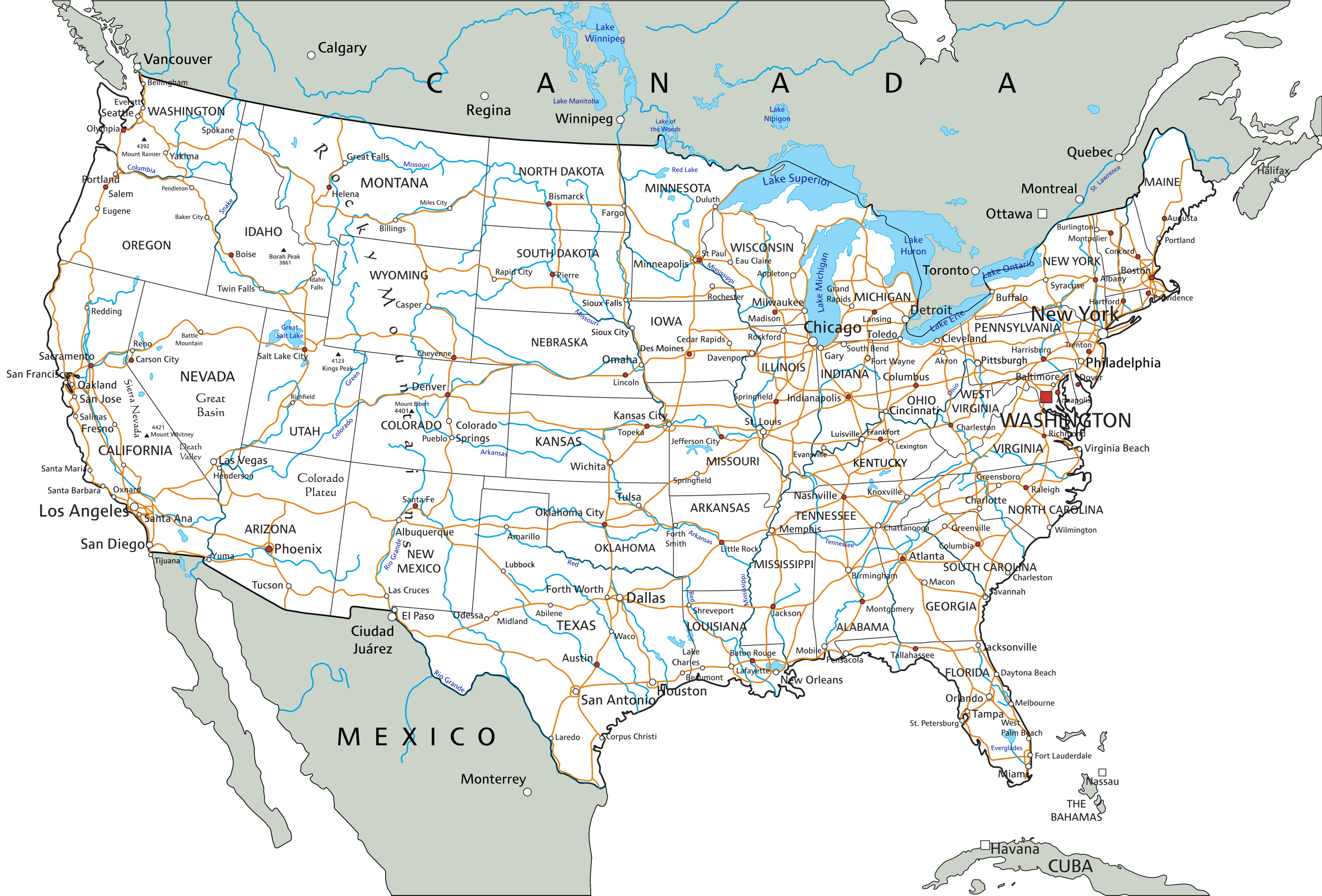 United States Road Atlas