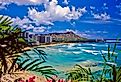 Beautiful Waikiki Beach and Diamond Head in Waikiki, Hawaii. Image credit tomas del amo via Adobe Stock. 