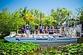 Visitors enjoying a safari in Everglades.