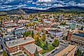 Aerial view of Leadville, Colorado