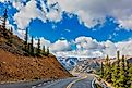 Epic view along the Beartooth Highway.