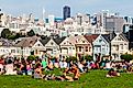 Happy people in California. Editorial credit: Hayk_Shalunts / Shutterstock.com